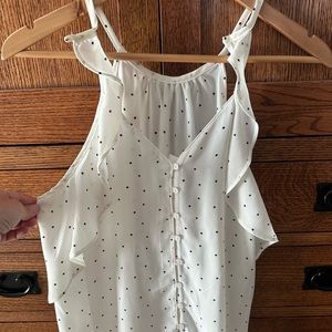 Blousy spaghetti strap tank